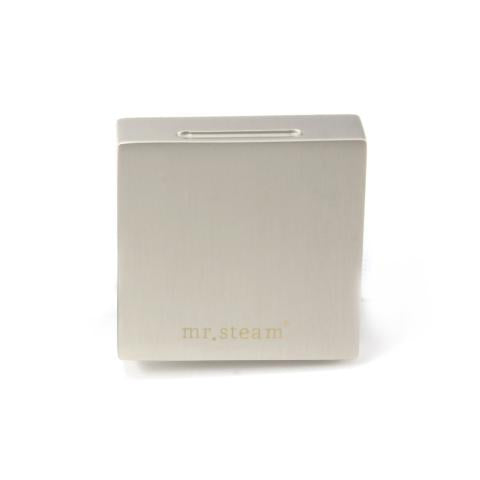 Mr. Steam Aroma Designer 3 in. W. Steamhead with AromaTherapy Reservoir in Square Polished Nickel
