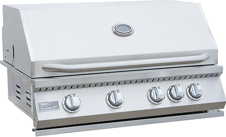KoKoMo Grills 32β Built in Gas Grill (4 Burner/Back Burner)
