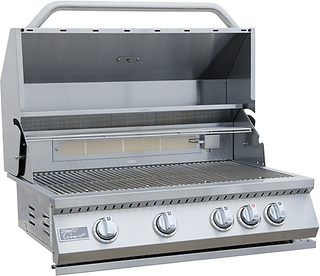 KoKoMo Grills 32β Built in Gas Grill (4 Burner/Back Burner)
