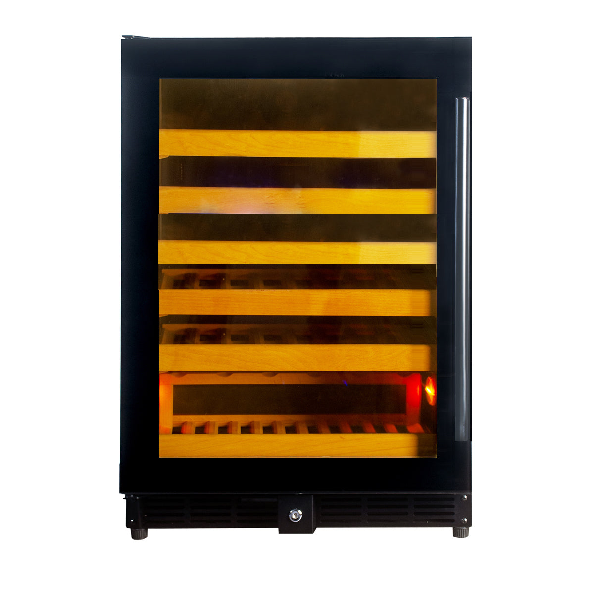 KingsBottle 46 Bottle 24 Inch Under Counter Wine Fridge Built In