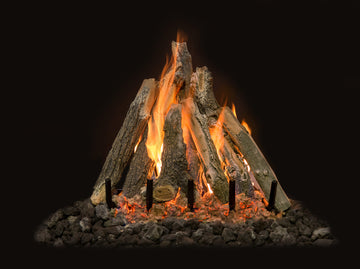 Grand Canyon Gas Logs 24" Weathered Oak 10-Piece Vent-Free Log Set