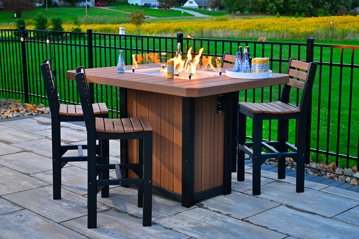 LuxCraft Lumin Fire Table 79" Rectangular