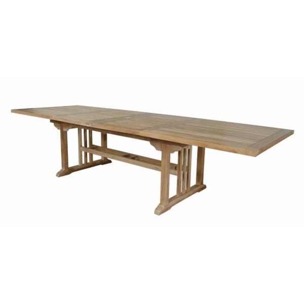 Anderson Teak Sahara 126" Rectangular Double Ext. Table