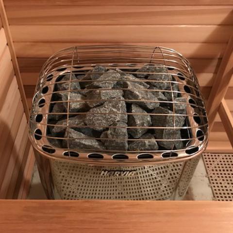 Harvia K12.5G Club Series 12.5kW Stainless Sauna Heater at 208V 3PH