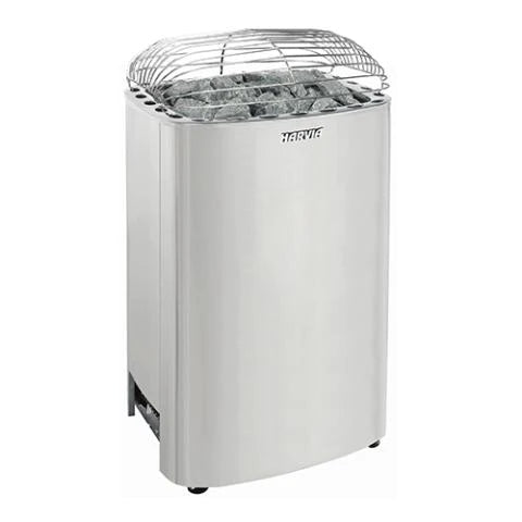Harvia K12.5G Club Series 12.5kW Stainless Sauna Heater at 208V 3PH
