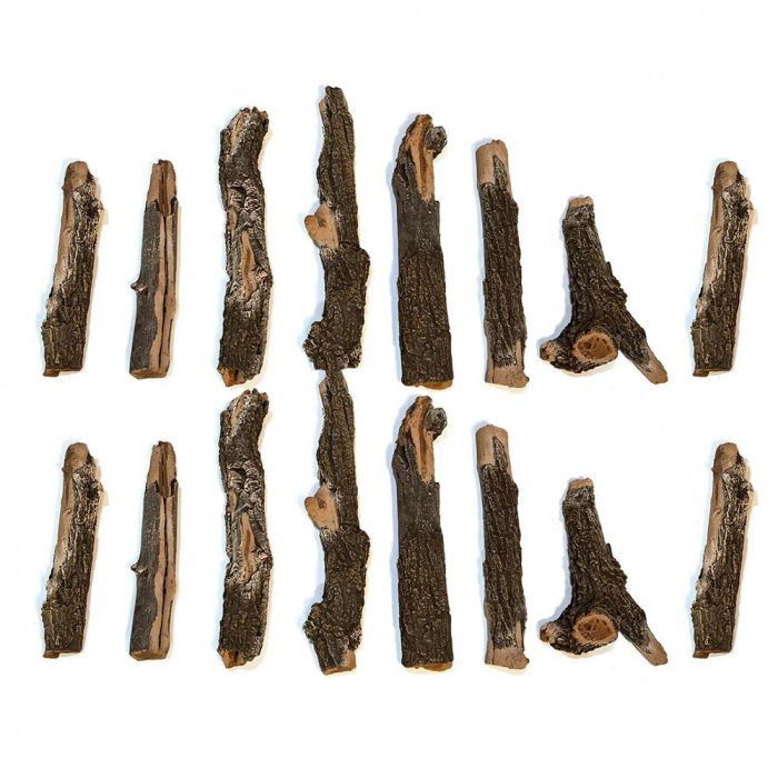 Grand Canyon Gas Logs 30" to 36" Arizona Weathered Oak 9-Piece Fire Pit Log Set