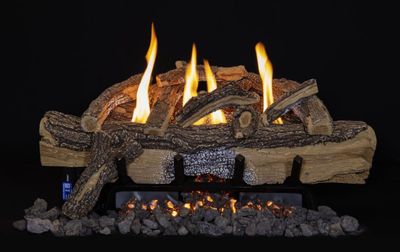 Grand Canyon Gas Logs 30" Split Oak 10-Piece Vent-Free Log Set
