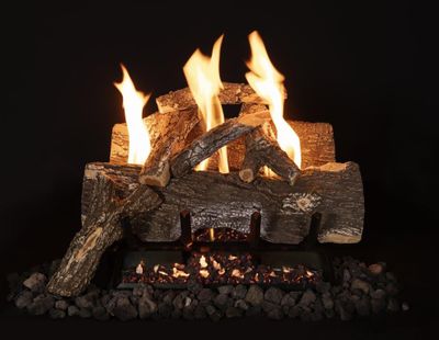 Grand Canyon Gas Logs 30" Weathered Oak 10-Piece Vent-Free Log Set