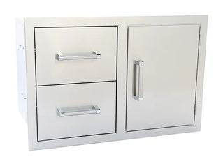Kokomo Grills 30" Combo 2-Drawer / 1-Door Drop-In Cabinet