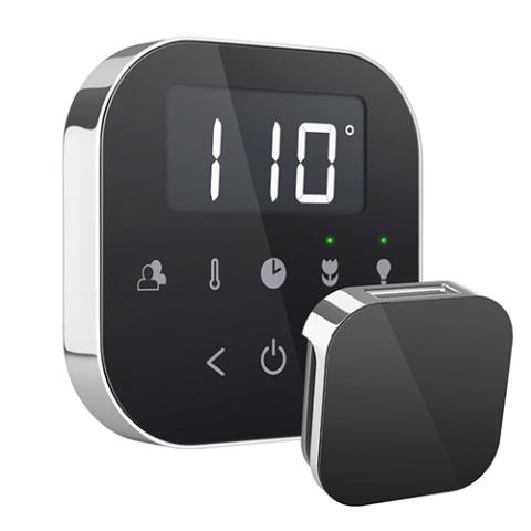 Mr. Steam AirTempo Steam Shower Control and Aroma Glass SteamHead