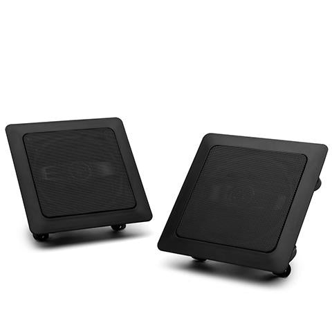 Mr. Steam 7 in. W. MusicTherapy Speaker in Square Black