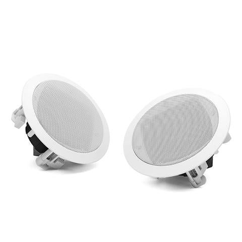 Mr. Steam 6.5 in. W. MusicTherapy Speaker in Round White