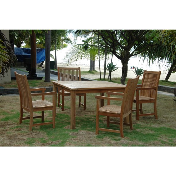 Anderson Teak Windsor Chicago 5-Pieces Dining Table Set