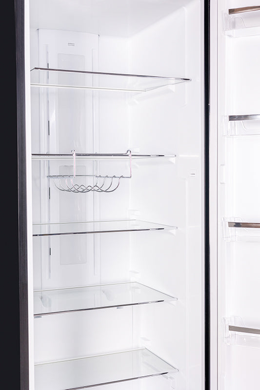 Equator Advanced Appliances 24 in. 11 cu. ft. Classic Retro Single Door Refrigerator in Black