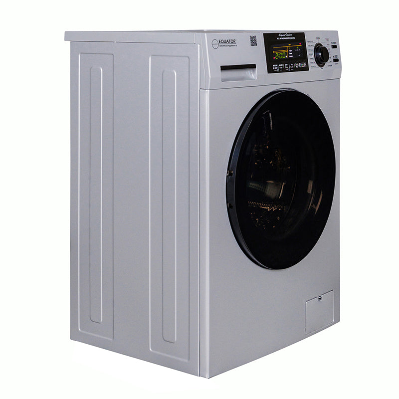 Equator Advanced Appliances 1.62 cu.ft./15 lbs All in One Combo Washer Dryer with Pet Cycle in Silver