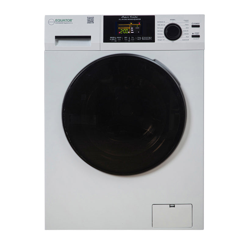 Equator Advanced Appliances 1.62 cu.ft./15 lbs All in One Combo Washer Dryer with Pet Cycle in White