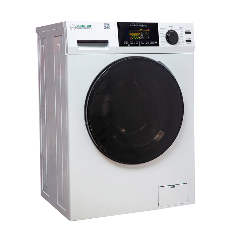 Equator Advanced Appliances 1.62 cu.ft./15 lbs All in One Combo Washer Dryer with Pet Cycle in White