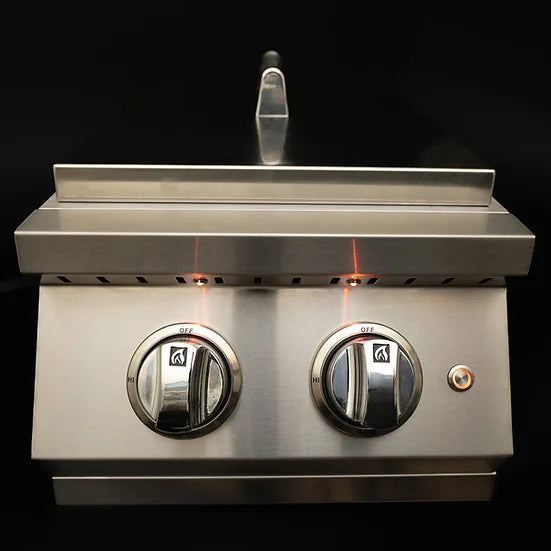 Kokomo Grills Professional Double Side Burner with Removable Cover