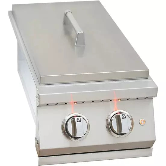 Kokomo Grills Professional Double Side Burner with Removable Cover