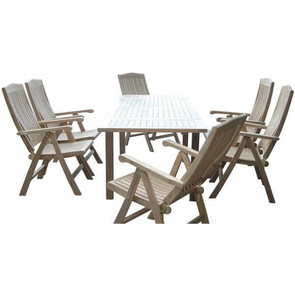 Anderson Teak Bahama Katana 7-Pieces Dining Set