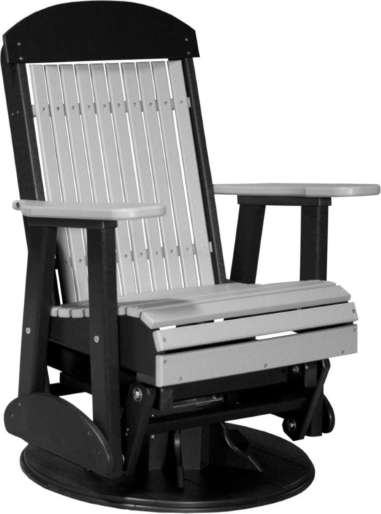 LuxCraft 2' Classic Swivel Glider Chair