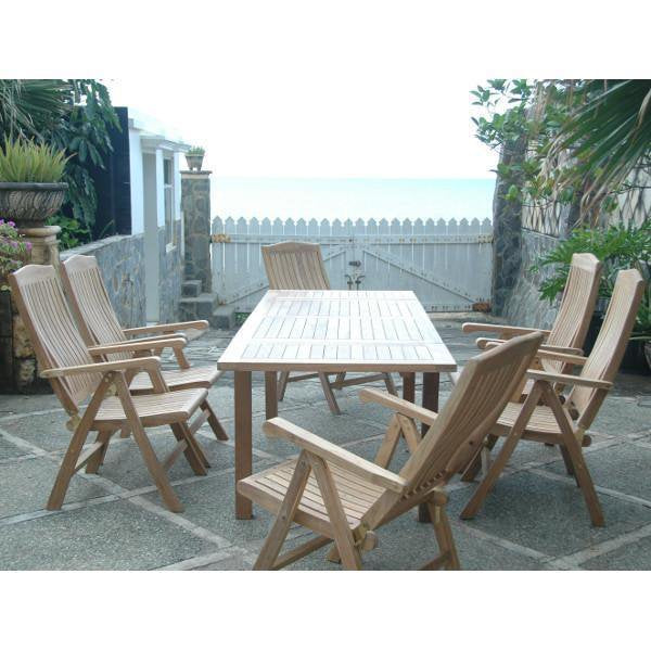 Anderson Teak Bahama Katana 7-Pieces Dining Set