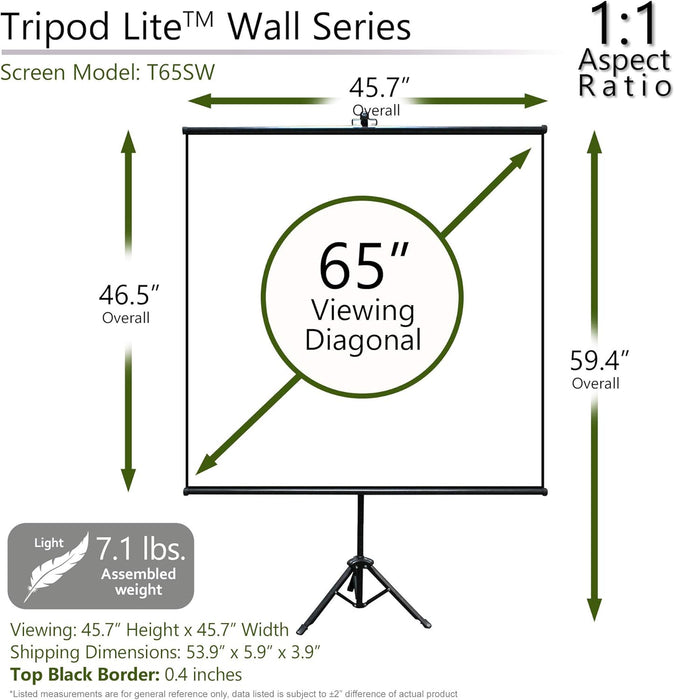 Elite Screens Tripod Lite Wall