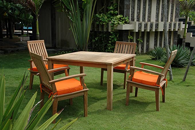 Anderson Teak Windsor Brianna 5-Pieces Dining Table Set