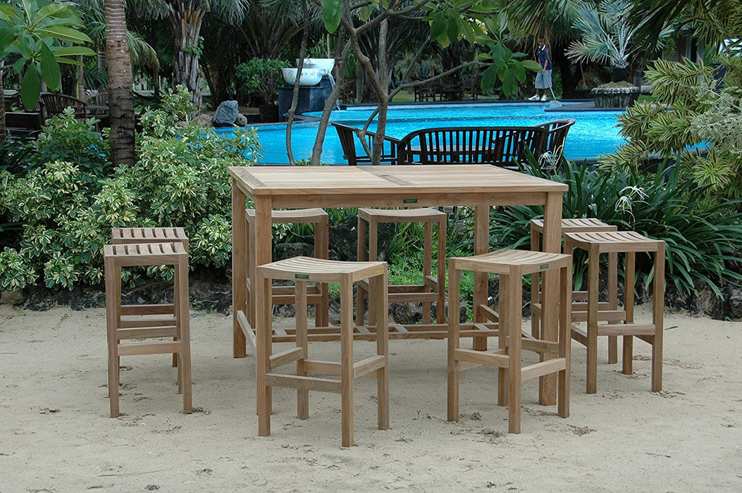 Anderson Teak Windsor Montego 9-Pieces Square Bar Set