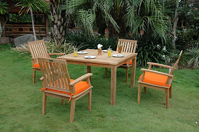 Anderson Teak Windsor Brianna 5-Pieces Dining Table Set