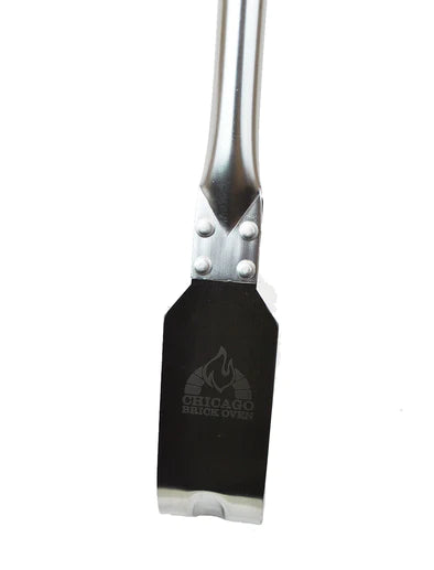 Chicago Brick Oven Stainless Steel Ash Hook with Wooden Handle (Length 50")