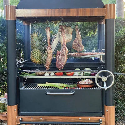 Tagwood BBQ Argentine Santa Maria Style Wood Fire & Charcoal Gaucho Grill