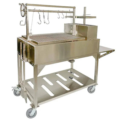 Tagwood BBQ XL Argentine Santa Maria Wood Fire & Charcoal Gaucho Grill all Stainless Steel