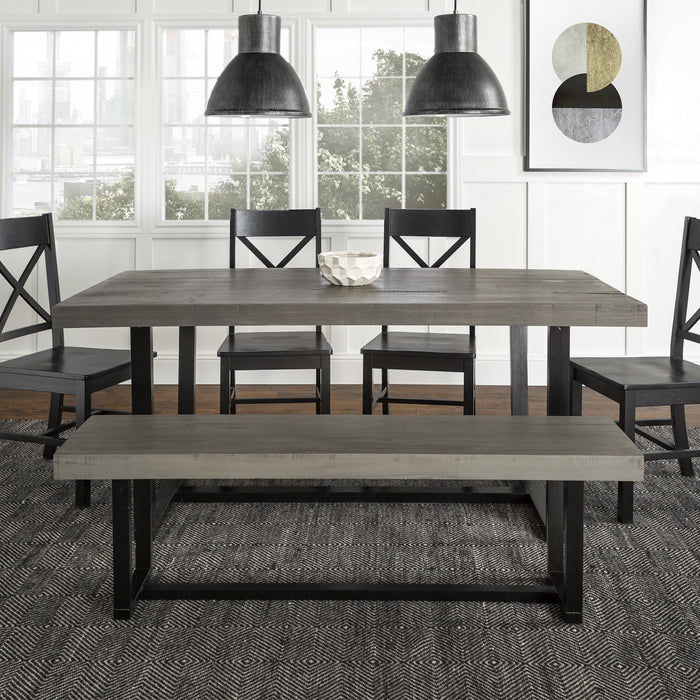 Walker Edison 6-Piece Farmhouse Dining Set