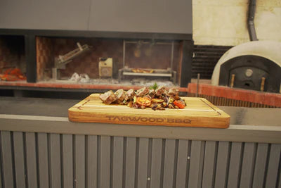 Tagwood BBQ Insert Style Argentine Santa Maria Wood Fire & Charcoal Gaucho Grill without firebricks