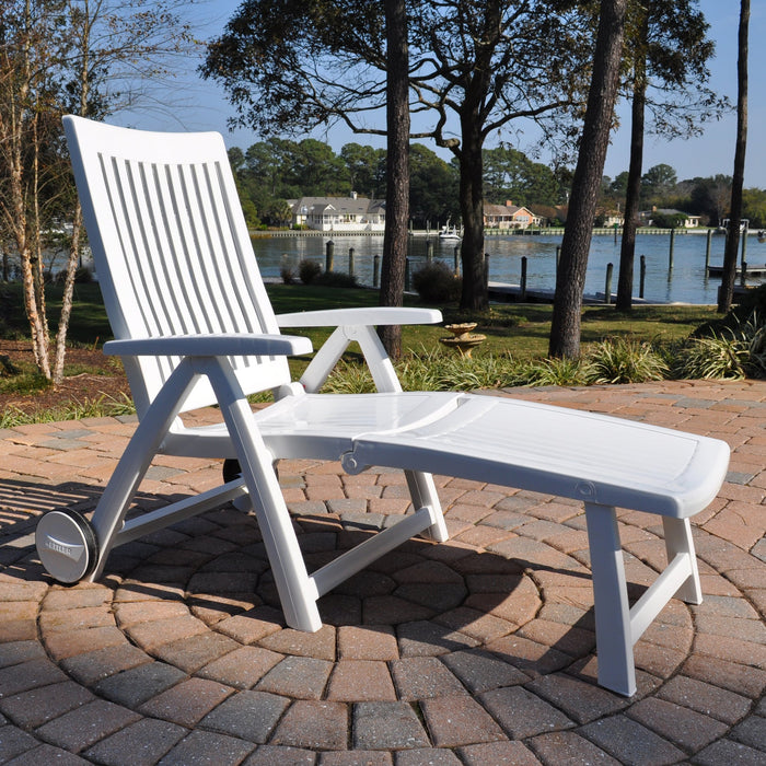 Kettler Roma Multi-Position Lounger, White