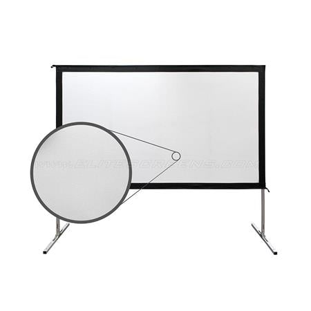 Elite Screens Yard Master 2 Dual Series Material, 100" Diag. 16:9, Indoor/ Outdoor Movie Theater Dual-FRONT and REAR Projector Screen Material