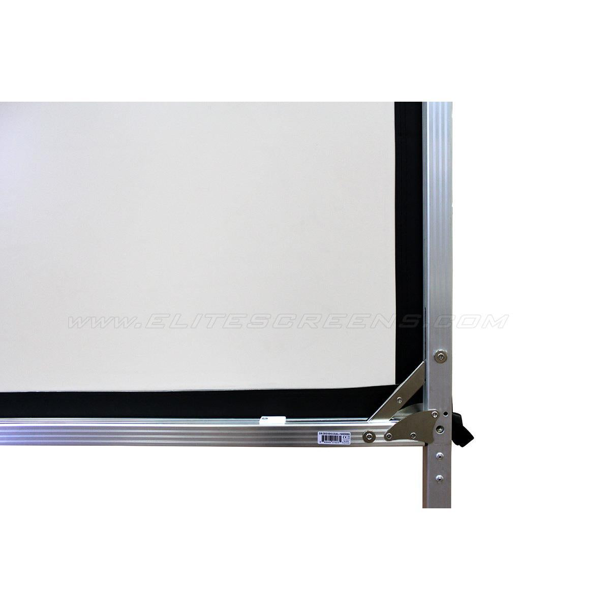 Elite Screens Yard Master 2 Dual Series Material, 120" Diag. 16:9, Indoor/ Outdoor Movie Theater Dual-FRONT and REAR Projector Screen Material