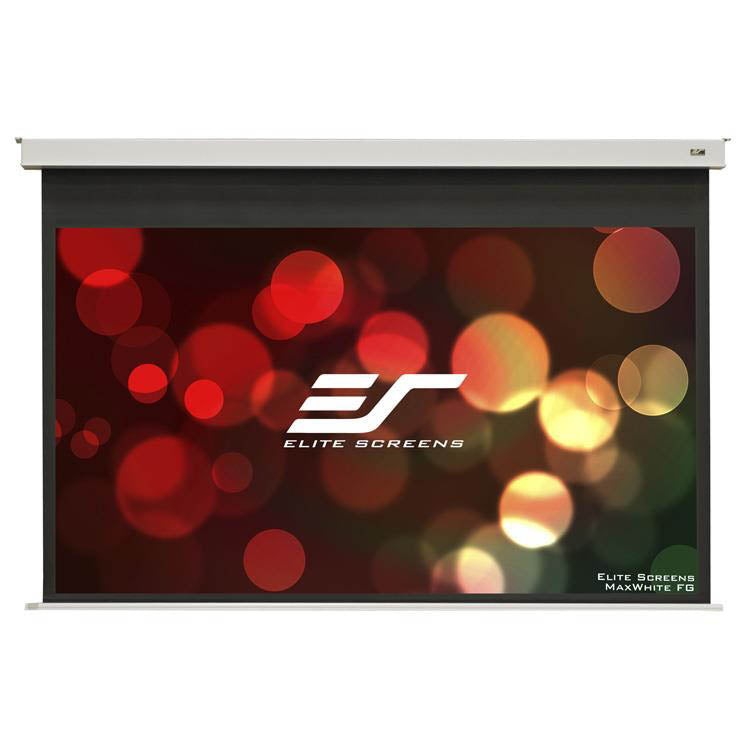 Elite Screens Evanesce B 92" Diag. 16:9, Recessed In-Ceiling Electric Motorized Projector Screen with Installation Kit, 8k/4K Ultra HD Ready Matte White Fiberglass Reinforced Projection Surface