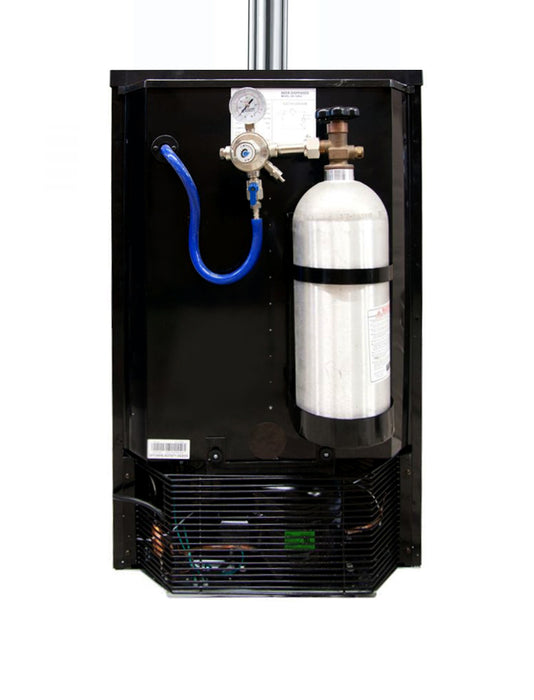 Kegco 20" Wide Kombucha Single Tap Black Kegerator