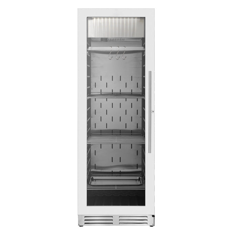KingsBottle Glass Door Upright Steak Ager Refrigerator
