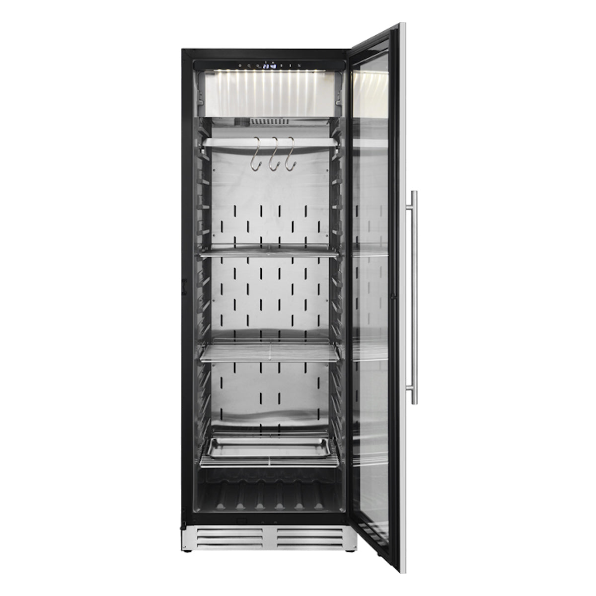 KingsBottle Glass Door Upright Steak Ager Refrigerator