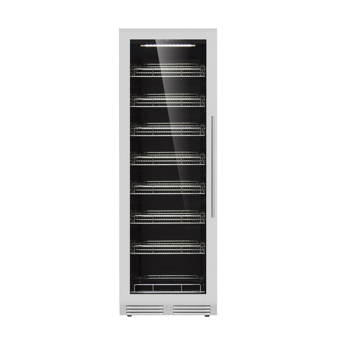 KingsBottle Large Beverage Refrigerator With Low-E Glass Door