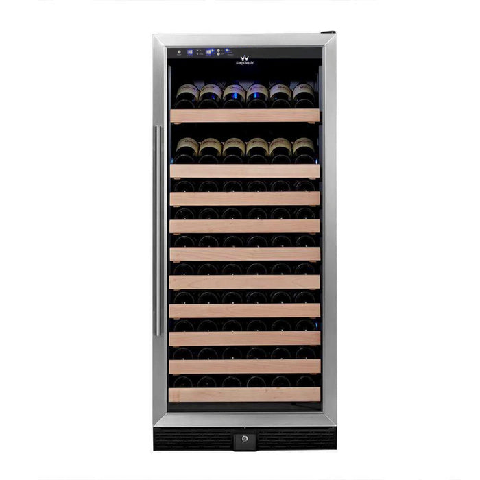 KingsBottle 100 Bottle Kitchen Wine Refrigerator Freestanding