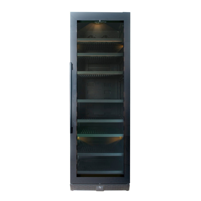 KingsBottle 72" Large Beverage Refrigerator With Clear Glass Door