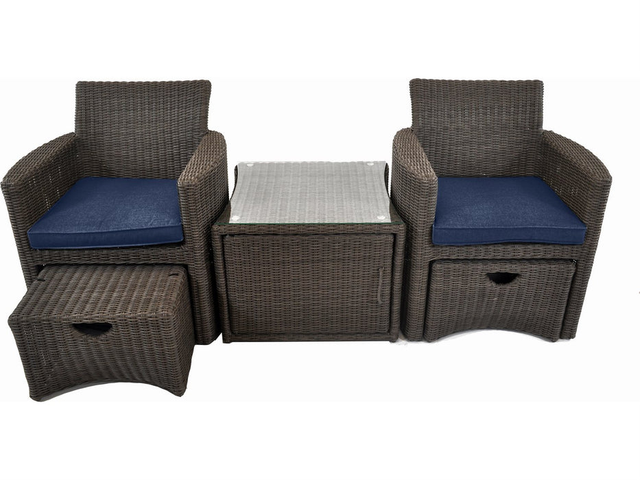 Kettler Cupido Set w/ Spectrum Indigo Cushions