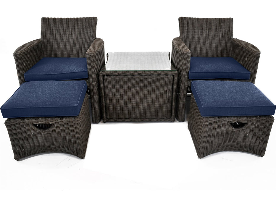 Kettler Cupido Set w/ Spectrum Indigo Cushions