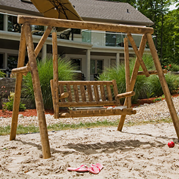 Canadian Timber A Frame Log Swing