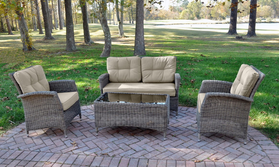 Kettler Lakena Lounge Set, Cast Ash