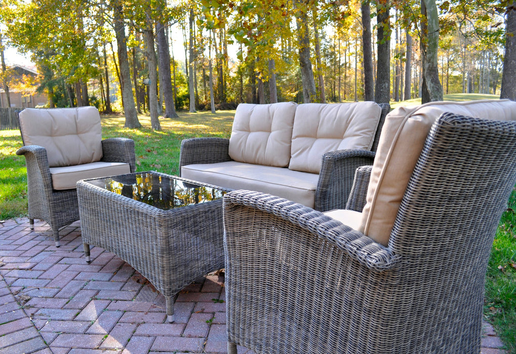 Kettler Lakena Lounge Set, Cast Ash